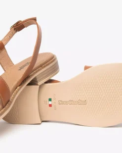 Nero Giardini Sandali Donna in Pelle e Materiale Tecnico Clearance