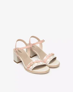 Nero Giardini Sandali Donna in Pelle e Materiale Tecnico New