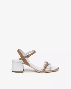 Nero Giardini Sandali Donna in Pelle e Materiale Tecnico New