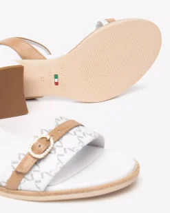 Nero Giardini Sandali Donna in Pelle e Materiale Tecnico New