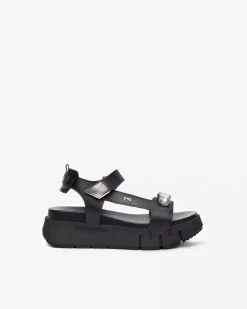 Nero Giardini Sandali Donna in Pelle e Materiale Tecnico Outlet