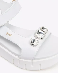 Nero Giardini Sandali Donna in Pelle e Materiale Tecnico Outlet
