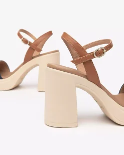 Nero Giardini Sandali Donna in Tessuto e Pelle Blu Outlet