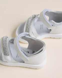 Nero Giardini Sandali Junior da Bambina in Pelle e Materiale Tecnico Discount