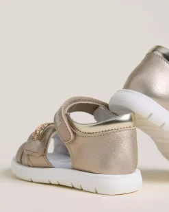 Nero Giardini Sandali Junior da Bambina in Pelle e Materiale Tecnico Discount