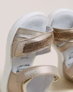 Nero Giardini Sandali Junior da Bambina in Pelle e Materiale Tecnico Discount