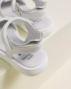 Nero Giardini Sandali Junior da Bambina in Materiale Tecnico e Tessuto Hot