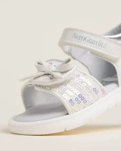 Nero Giardini Sandali Junior da Bambina in Materiale Tecnico e Tessuto Outlet