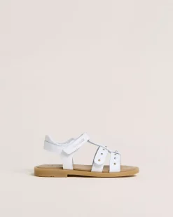 Nero Giardini Sandali Junior da Bambina in Pelle Bianco Online