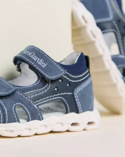 Nero Giardini Sandali Junior da Bambino in Camoscio, Pelle e Tela Outlet