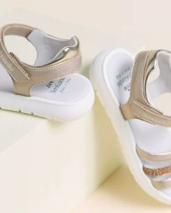 Nero Giardini Sandali Teen da Ragazza in Pelle e Materiale Tecnico Best