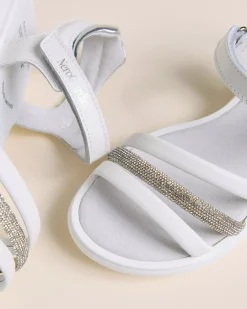 Nero Giardini Sandali Teen da Ragazza in Pelle e Materiale Tecnico Best