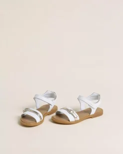 Nero Giardini Sandali Teen da Ragazza in Pelle e Materiale Tecnico New