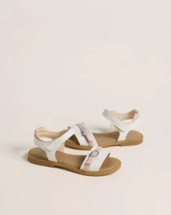 Nero Giardini Sandali Teen da Ragazza in Pelle e Materiale Tecnico New