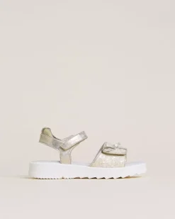 Nero Giardini Sandali Teen da Ragazza in Materiale Tecnico e Tessuto Outlet