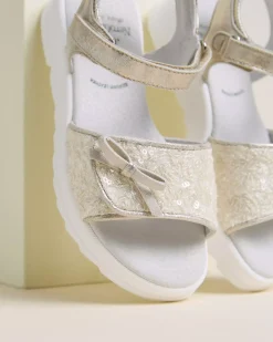 Nero Giardini Sandali Teen da Ragazza in Materiale Tecnico e Tessuto Outlet