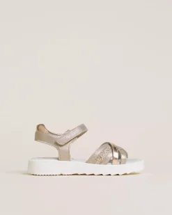 Nero Giardini Sandali Teen da Ragazza in Pelle e Materiale Tecnico Discount