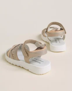 Nero Giardini Sandali Teen da Ragazza in Pelle e Materiale Tecnico Discount