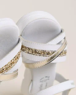 Nero Giardini Sandali Teen da Ragazza in Pelle e Materiale Tecnico Discount