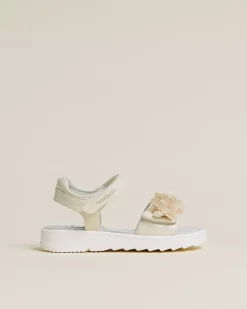 Nero Giardini Sandali Teen da Ragazza in Pelle e Materiale Tecnico Sale