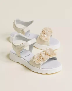 Nero Giardini Sandali Teen da Ragazza in Pelle e Materiale Tecnico Sale