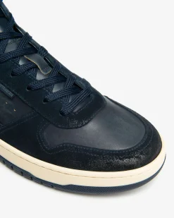 Nero Giardini Sneakers Alta Uomo in Pelle e Camoscio Best