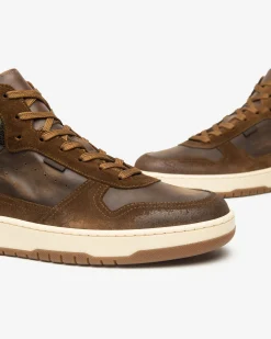 Nero Giardini Sneakers Alta Uomo in Pelle e Camoscio Best