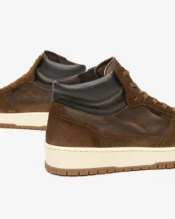 Nero Giardini Sneakers Alta Uomo in Pelle e Camoscio Best