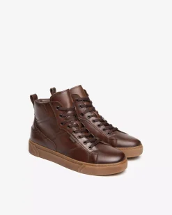 Nero Giardini Sneakers Alta Uomo in Pelle T. Di Moro