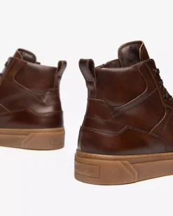Nero Giardini Sneakers Alta Uomo in Pelle T. Di Moro