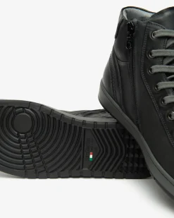 Nero Giardini Sneakers Alta Uomo in Pelle Outlet