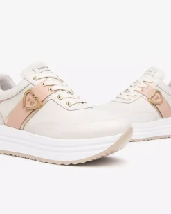 Nero Giardini Sneakers Donna in Pelle Avorio Discount