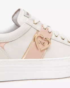 Nero Giardini Sneakers Donna in Pelle Avorio Online