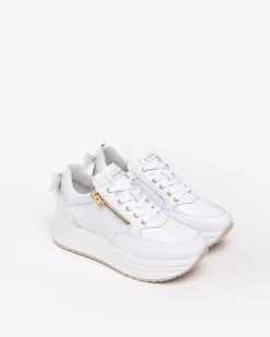 Nero Giardini Sneakers Donna in Pelle Bianco Hot