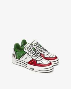 Nero Giardini Sneakers Donna in Pelle Multicolore Clearance