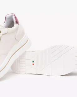 Nero Giardini Sneakers Donna in Pelle e Materiale Tecnico Discount