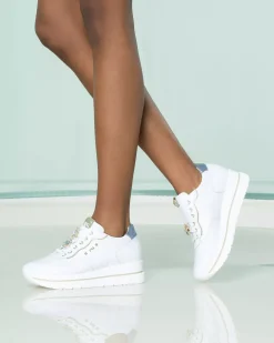 Nero Giardini Sneakers Donna in Pelle e Materiale Tecnico Discount