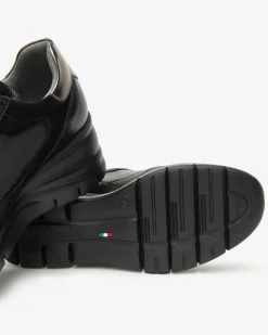 Nero Giardini Sneakers Donna in Pelle e Materiale Tecnico Nero Online
