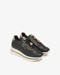Nero Giardini Sneakers Donna in Pelle e Materiale Tecnico Discount