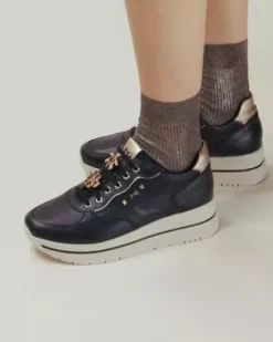 Nero Giardini Sneakers Donna in Pelle e Materiale Tecnico Discount