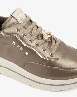 Nero Giardini Sneakers Donna in Pelle e Materiale Tecnico Discount
