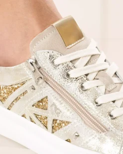 Nero Giardini Sneakers Donna in Pelle e Materiale Tecnico Best