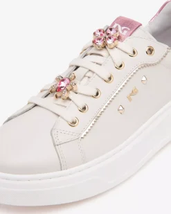 Nero Giardini Sneakers Donna in Pelle e Materiale Tecnico Outlet
