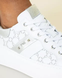 Nero Giardini Sneakers Donna in Pelle e Materiale Tecnico New