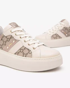 Nero Giardini Sneakers Donna in Pelle e Materiale Tecnico New
