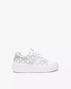 Nero Giardini Sneakers Donna in Pelle e Materiale Tecnico New