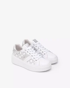 Nero Giardini Sneakers Donna in Pelle e Materiale Tecnico New