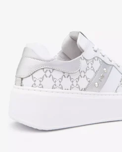 Nero Giardini Sneakers Donna in Pelle e Materiale Tecnico New