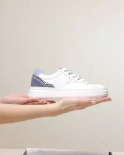 Nero Giardini Sneakers Donna in Pelle e Suede Celeste Hot