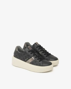Nero Giardini Sneakers Donna in Pelle, Materiale Tecnico e Suede New